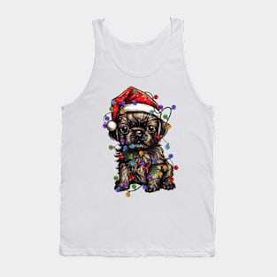 Christmas Puppy Tank Top